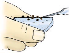 染色铜网硅胶垫